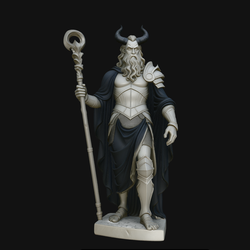 Hades King of the Underworld Statue (Design 3) - 3D Print Model