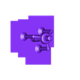 SUPPORTED_Custom_Grav_Tank_Plug.stl Anti-Gravitations-Panzer nach dem Motto "Schwestern des Schweigens" (zwei Geschütztürme)