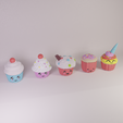 0023.png Happy Cupcake cases collection (Print-in-place, no supports needed)