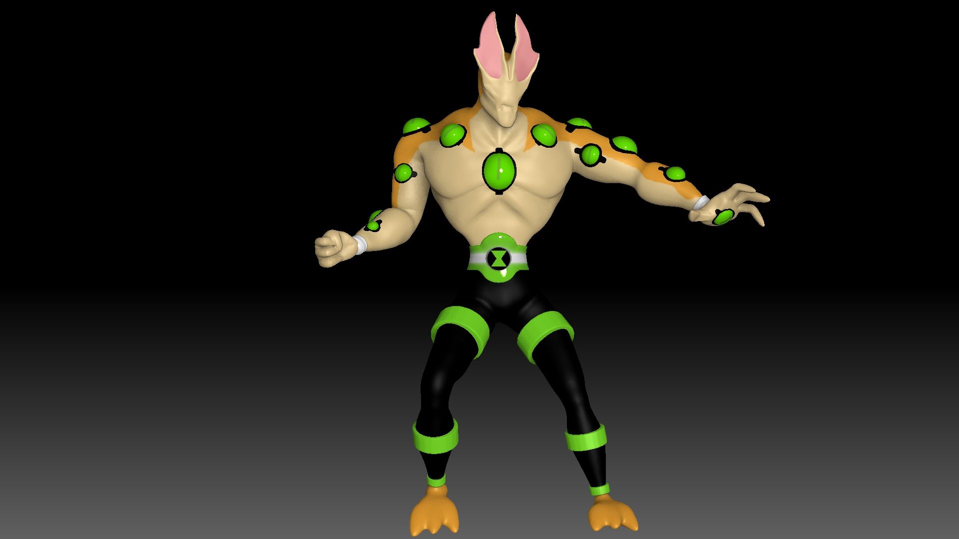 Descargar archivo STL BEN 10 - ALIEN EYE GUY • Objeto para impresora 3D ...