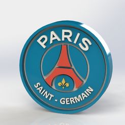 paris_ref1.JPG Archivo STL Paris Saint Germain Logo・Objeto imprimible en 3D para descargar, taiced3d