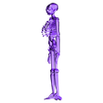 Skeleton.obj Low poly skeleton