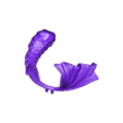 MermaidB_NoSpprt_Lower.stl 美人鱼套装