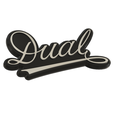 DUAL-logo-script_design.png Dual logo turntable record player vinyl
