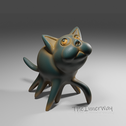 EspritChat-theInneway.png STL file spirit cat・3D printer model to download