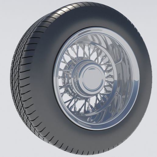 STL file Trueclassic Wire Wheels・Design to download and 3D print・Cults