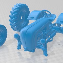 Porsche-Diesel-Tractor-P133-1956-1.jpg 3D file Porsche Diesel Tractor P133 1956 Printable・3D printable model to download