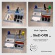 3_P0_2_Stezi-3Design_Foto.jpg Multi Desk Organizer / 25 Single Modules / Pen Pencil USB SD Card