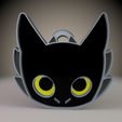 1.jpg STL file Toothless Keychain How to train your dragon・3D printing design to download