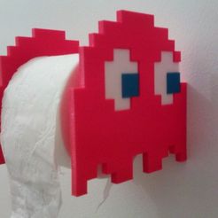 IMG_20200506_204313.jpg Pac-man ghost toilet paper holder