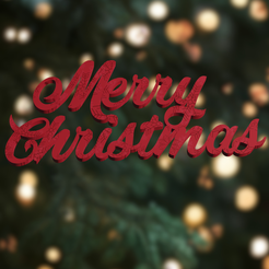 Merry-Christmas-1.png Merry  Christmas | 3d printable text | 3d model