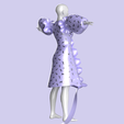 Ladies-Puffy-Party-Dress-With-Genesis-8_2.png Ladies Puffy Party Dress With Genesis 8  | Marvelous / Clo3d / obj / fbx