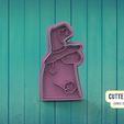 flork-bruja.jpg Fichier STL Flork Witch Halloween Flork Witch Halloween Cookie cutter・Objet pour imprimante 3D à télécharger