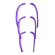 costillas_1.stl Horse skeleton - Ribs - Ribs
