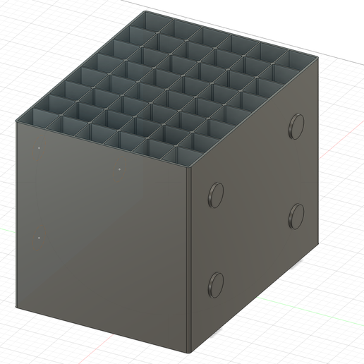 Felt Alcohol Storage 48x 3D model