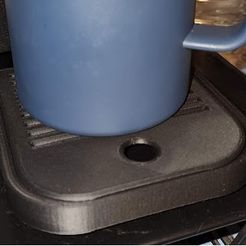 Coffee-maker-drip-tray.jpg Free STL file K- Slim drip tray・3D print model to download