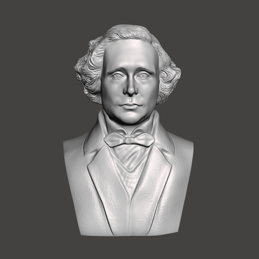 Lewis-Carrol-1.png 3D модель Льюиса Кэррола - высококачественный STL файл для 3D печати (ПЕРСОНАЛЬНОЕ ИСПОЛЬЗОВАНИЕ)