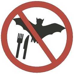bat2.jpg Free STL file DO NOT EAT BATS - SIGN・3D printable model to download