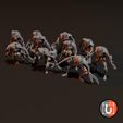 WholeArmy_2.jpg Free STL file Space Zombies - Flesh Eaters・3D printing template to download