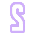 2.stl heinrich - alphabet font - cookie cutter