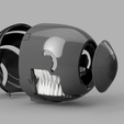 bombDevilExpendedFront.png 3D file Bomb Devil Helmet Chainsaw Man cosplay ready・3D printer design to download, crystallatticestudio