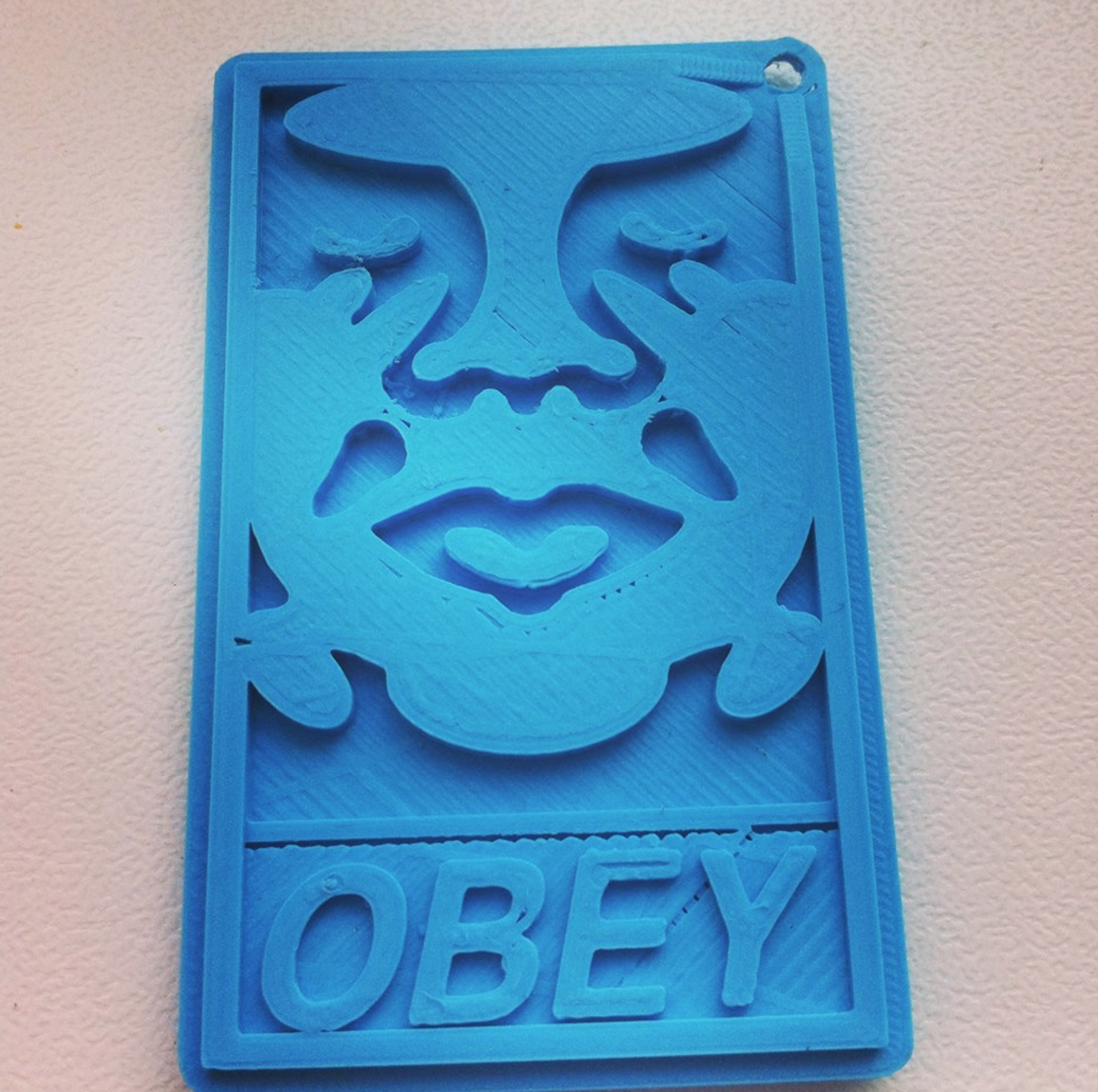 Capture d’écran 2016-12-08 à 11.22.53.png Download free STL file Obey Andre the giant keychain • 3D printing model, Mathi_