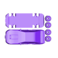 layout_hood_scoop.stl Dodge Charger - SRT 8 Version - car - no support