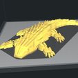 Cura_2.jpg Free 3D file Armadillo Lizard - Articulated・3D printable object to download