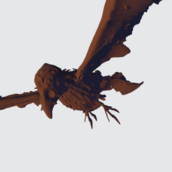 razorwing.png Free OBJ file Murder of bladed ravens・3D printer model to download