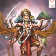 Comixx.png Five Faced Divine Monkey - Hanuman