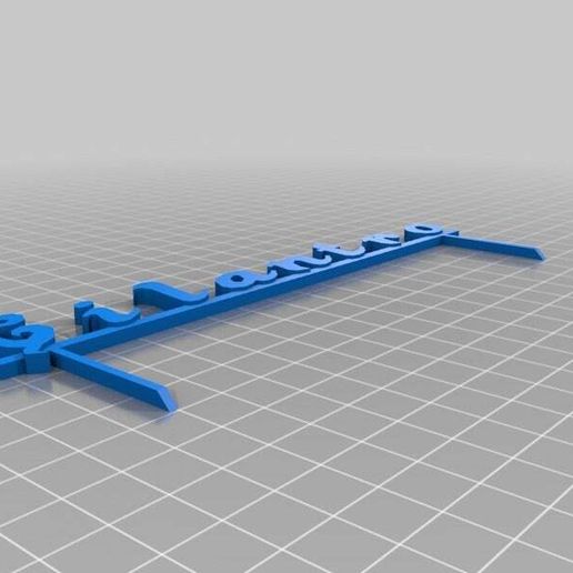 Garden sign - Cilantro - 3D model önizlemesi