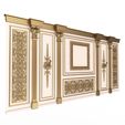 002-28.jpg Boiserie Classic Wall with Mouldings 017 White