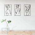set-woman.png SET WOMAN WALL DECORATION BY: HOMEDETAIL