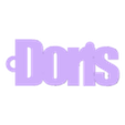 doris.stl PACK OF NAME KEY RINGS (100 NAMES) VOLUME 2