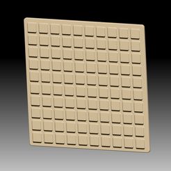 Cube-10x10-A.jpg Fichier STL CUBE 10x10 BOMBE DE BAIN MOLLE・Modèle à télécharger et à imprimer en 3D