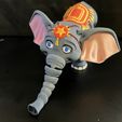 Niedlicher Flexi Print-in-Place Zirkus-Elefant