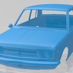 Datsun-1600-Deluxe-1968-1.jpg 3D-Datei Datsun 1600 Deluxe 1968 Druckbare Karosserie Auto・3D-druckbares Design zum Herunterladen