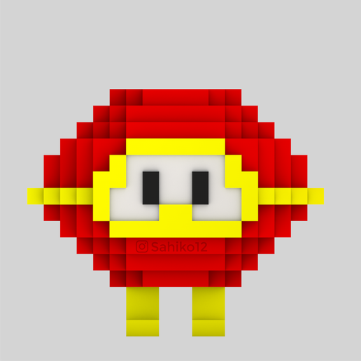 Dig Dug-12.png Dig Dug - Red Monster