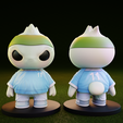 Aural_Attack_02.png Aural – Chibi Sky Striker | Fantasy Soccer STL for 3D Printing