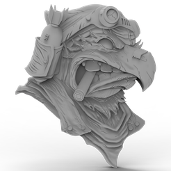 Eagle-with-Cigar.png Modelo 3D Archivo STL para CNC Router/Laser & Impresora 3D Águila con Cigarro