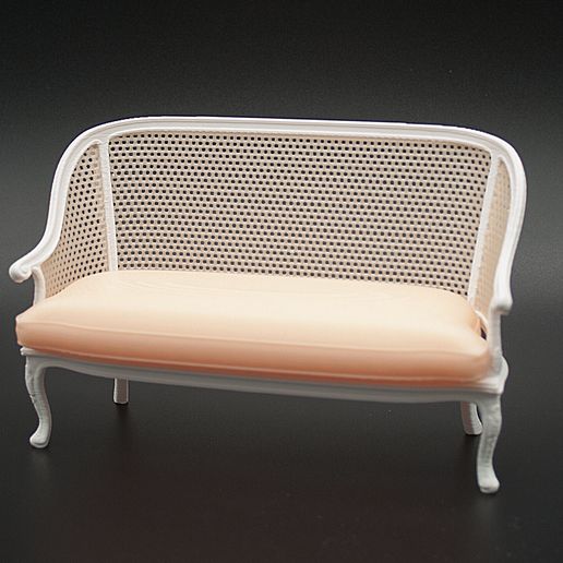 Key West Sofa for Dollhouse, scale 1:12