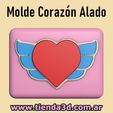 molde-corazon-alado-2.jpg Winged Heart Pot Mold