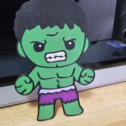 20230730_191050.jpg Archivo STL Chibi Hulk individual y multicolor・Diseño de impresión en 3D para descargar