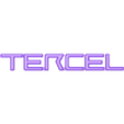 TERCEL-Toyota.obj TERCEL Toyota 3D Emblem Logo