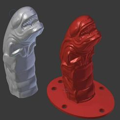 CB1.jpg Descargar archivo STL gratis Alien Chestburster Halloween prop • Plan para la impresión en 3D, Geoffro