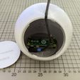 PXL_20220606_140000188.jpg Sphere Enclosure (M3O1) for pimoroni HyperPixel 2.1 round Touch and *Raspberry Pi*