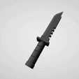 CombatKnife1.JPG Melee Weapon Core Collection - 1:12 Action FIgure Weapons Pack - Free