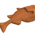 Render.127.jpg Fish Tray - 3D STL Model For CNC and 3D Printers, stl, Instant download