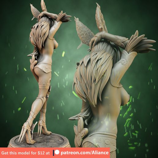 Image03.jpg Fichier 3D Viera Rabbit - Final Fantasy・Design pour imprimante 3D à télécharger, Aliance