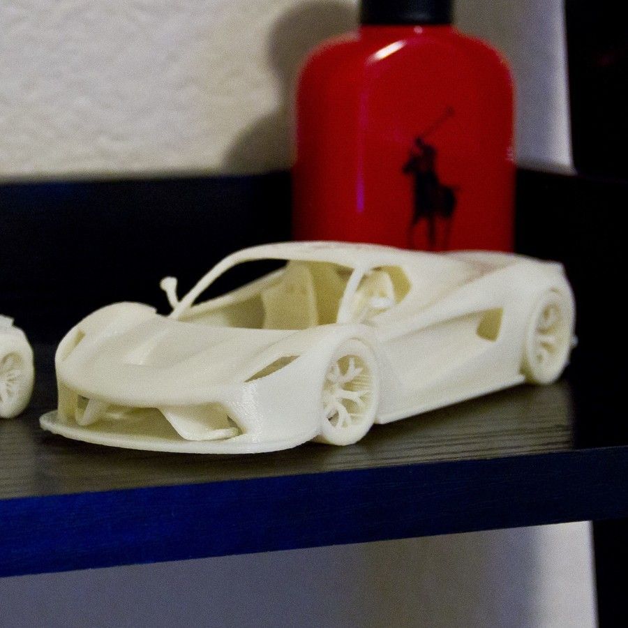 car.jpg Download STL file V8 Supercar • 3D printer model, Dekro